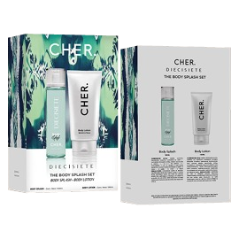 CHER COFRE DIECISIETE BODY SPLASH X 100 ML. Y CREMA